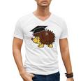 Graduation Hedgehog 2017 Graduate Graduation T-Shirt Men's V-Neck T-Shirt
