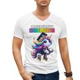 Graduation Kindergarten Unicorn Roller Skate Girls Grad Men's V-Neck T-Shirt