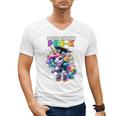 Graduation Pre-K Unicorn Roller Skate Girls Preschool Grad Men's V-Neck T-Shirt