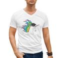 Graduation Unicorn Shirt She Believed Did School 2017 Men's V-Neck T-Shirt