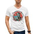 Grim Reaper Reads a Book Men's V-Neck T-Shirt