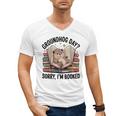 Groundhog Day Librarian Book Lover Reader Library Men's V-Neck T-Shirt