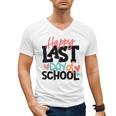 Happy Last Day Of School Kids Teacher Student Graduation Men's V-Neck T-Shirt