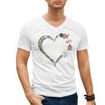 Heart Coast Guard Wife Coast Guard Graduation Wife USCG Wife Men's V-Neck T-Shirt