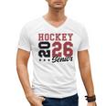 Hockey Senior Night Hockey Senior 2026 Graduation 59 Men's V-Neck T-Shirt