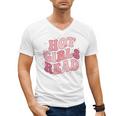 Hot Girls Read Cute Book Lover Reading Club Men's V-Neck T-Shirt