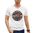 Hotrod Custom Car Automotive Nostalgia Distressed Premium Tri-Blend Men's V-Neck T-Shirt