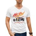 Hotrod Vintage Style Car Nostalgia Hotrod Distressed Premium Tri-Blend Men's V-Neck T-Shirt