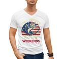 I'm Hooker On The Weekends Dirty Bass Dad Fishing Men's V-Neck T-Shirt I'm Hooker On The Weekends Dirty Bass Dad Fishing Men's V-Neck T-Shirt