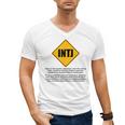 INTJ Warnings Architect Personality Type Introvert Men's V-Neck T-Shirt INTJ Warnings Architect Personality Type Introvert Men's V-Neck T-Shirt