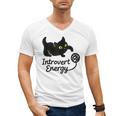 Introvert Energy Cat Love Cat Meme Men's V-Neck T-Shirt