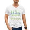 Introvert Farming Life Gardening For Geeky Plant Lover Men's V-Neck T-Shirt