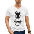 IVF DAD Pineapple Transfer Day Retrieval Day Infertility Men's V-Neck T-Shirt