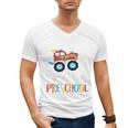 Kids I Just Crushed Preschool Monster Graduation Pre-K Shirt Men's V-Neck T-Shirt