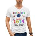 Kindergarten Graduation Class 2024 1st Grade Here I Come Men's V-Neck T-Shirt