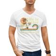 Life Better Aussiedoodle Vintage Dog Mom Dad Men's V-Neck T-Shirt Life Better Aussiedoodle Vintage Dog Mom Dad Men's V-Neck T-Shirt