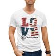 Love Coast Guard Mom Proud Coast Guard Graduation Mom Men's V-Neck T-Shirt