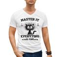 Masters Mastered It Graduate Master Degree Graduation Men's V-Neck T-Shirt