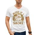 Mind If I Smoke BBQ Barbeque Grilling Chef Dad Men's V-Neck T-Shirt Mind If I Smoke BBQ Barbeque Grilling Chef Dad Men's V-Neck T-Shirt