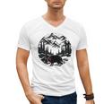 Monster Squonk In Forest Folklore Cryptid Introvert Men's V-Neck T-Shirt Monster Squonk In Forest Folklore Cryptid Introvert Men's V-Neck T-Shirt