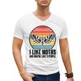 I Like Moths And Maybe 3 People Insect Moth Lovers Introvert Men's V-Neck T-Shirt