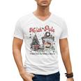 North Pole Book Club Book Lover Bookish Bookworm Christmas Men's V-Neck T-Shirt