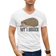 Not A Hugger Hedgehog Introvert Sarcasm Antisocial Men's V-Neck T-Shirt