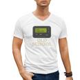Old School 90s Pager Retro Nostalgia Vintage Tech Gen Men's V-Neck T-Shirt Old School 90s Pager Retro Nostalgia Vintage Tech Gen Men's V-Neck T-Shirt