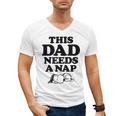 Peanuts This Dad Needs A Nap Men's V-Neck T-Shirt