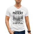 Please Be-Patient With-Me I'm From The 1900s Oregon Trail Men's V-Neck T-Shirt