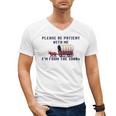 PLEASE BE PATIENT WITH ME I'M FROM THE 1900s 90s Meme Premium Men's V-Neck T-Shirt