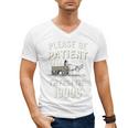 Please Be Patient I'm From The 1900s Retro Premium Tri-Blend Men's V-Neck T-Shirt