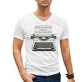 Please Be Patient With Me I'm From The 1900s Typewriter Premium Tri-Blend Men's V-Neck T-Shirt Please Be Patient With Me I'm From The 1900s Typewriter Premium Tri-Blend Men's V-Neck T-Shirt