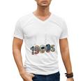 Please Be Patient I'm From The 1900s Vintage Tech Graphic Raglan Baseball Tee Men's V-Neck T-Shirt
