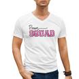 Prom Squad Prom Graduation Class Of 2024 Leopard Matching Men's V-Neck T-Shirt