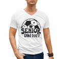 Proud Senior Dad Soccer Class Of 2027 Graduation Graduate Men's V-Neck T-Shirt