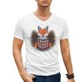 I Read Banned Books Sly Fox Reading Books Men's V-Neck T-Shirt