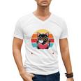 Read Books Drink Coffee Fight Evil Cat Premium Men's V-Neck T-Shirt