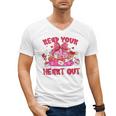 Read Your Heart Out Teacher Valentine Reading Book Lover Men's V-Neck T-Shirt