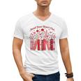 Read Your Heart Out Teacher Valentines Day Reading Book Men's V-Neck T-Shirt