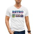 Retro Gaming Nostalgia Tee Perfect For Vintage Lovers Premium Tri-Blend Men's V-Neck T-Shirt