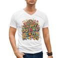 Retro Nostalgia Era Disco Groovy 80s 90s Vintage Aesthetic Premium Tri-Blend Men's V-Neck T-Shirt Retro Nostalgia Era Disco Groovy 80s 90s Vintage Aesthetic Premium Tri-Blend Men's V-Neck T-Shirt