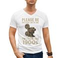 Retro Please Be Patient With Me I'm From The 1900s Projector Premium Men's V-Neck T-Shirt