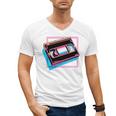 Retro VHS Vaporwave Video Cassette Nostalgia Geek Chic Men's V-Neck T-Shirt Retro VHS Vaporwave Video Cassette Nostalgia Geek Chic Men's V-Neck T-Shirt