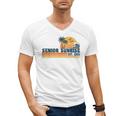 Senior Sunrise 2026 Graduation Cool Retro High School Men's V-Neck T-Shirt