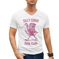 Silly Goose Book Club Men's V-Neck T-Shirt