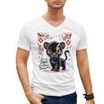 Spicy Romance Character Development Book Reader Design Men's V-Neck T-Shirt