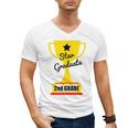 Star Graduate Second Grade Graduation Trophy Cup Men's V-Neck T-Shirt