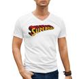 Super Dad Superdad Superhero Dad Men's V-Neck T-Shirt Super Dad Superdad Superhero Dad Men's V-Neck T-Shirt