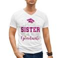 Super Proud Sister Of 2025 Graduate Senior Graduation Family Premium Tri-Blend Men's V-Neck T-Shirt